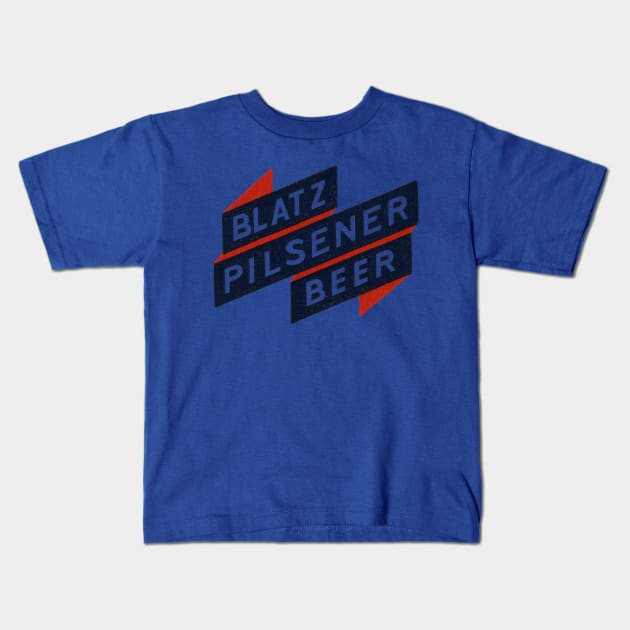 Blatz Pilsner Kids T-Shirt by MindsparkCreative